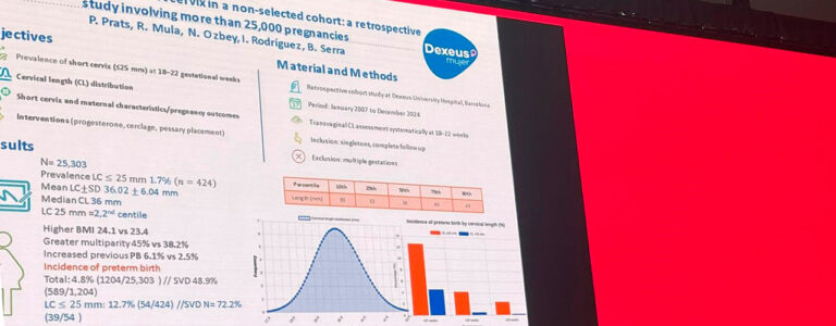 Las investigaciones de Dexeus Mujer destacan en el 35º Congreso ISUOG